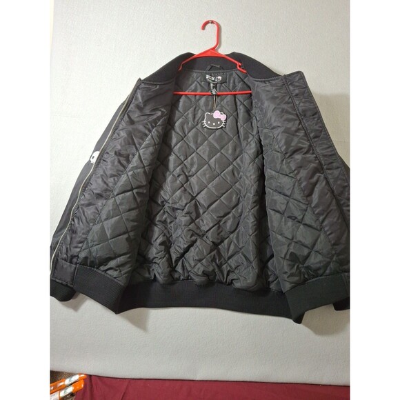 Kuromi Hello Kitty & Friends x Forever 21 Medium Sanrio Collab Bomber Jacket EMO - Picture 12 of 16